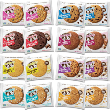 Lenny & Larry'S The Complete Cookie, 8 Flavor Variety Pack, Soft Baked, 16G Plant Protein, Vegan, Non-Gmo, 4 Ounce Cookie (Pack Of 16)