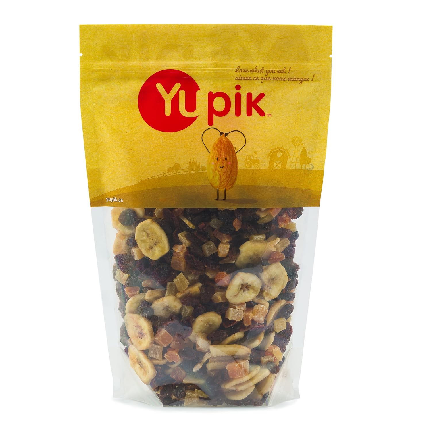 Yupik Trail Mix, Sulfite Free Fruit Blast, 2.2 Lb, A Mix Of Bananas, Raisins, Cranberries, Papaya And Pineapple