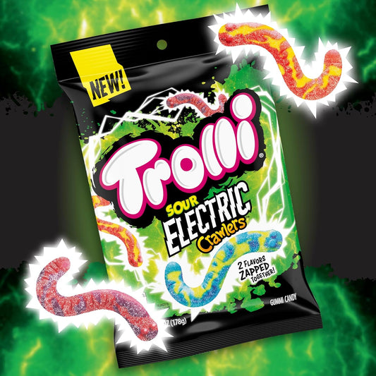 Trolli Electric Crawlers Candy, 6.3 Ounce Bag