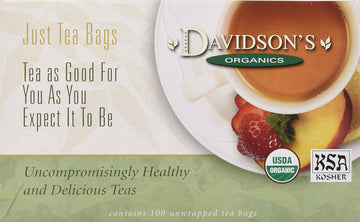 Davidson'S Organics, Herbal Seasons, 100-Count Unwrapped Tea Bags