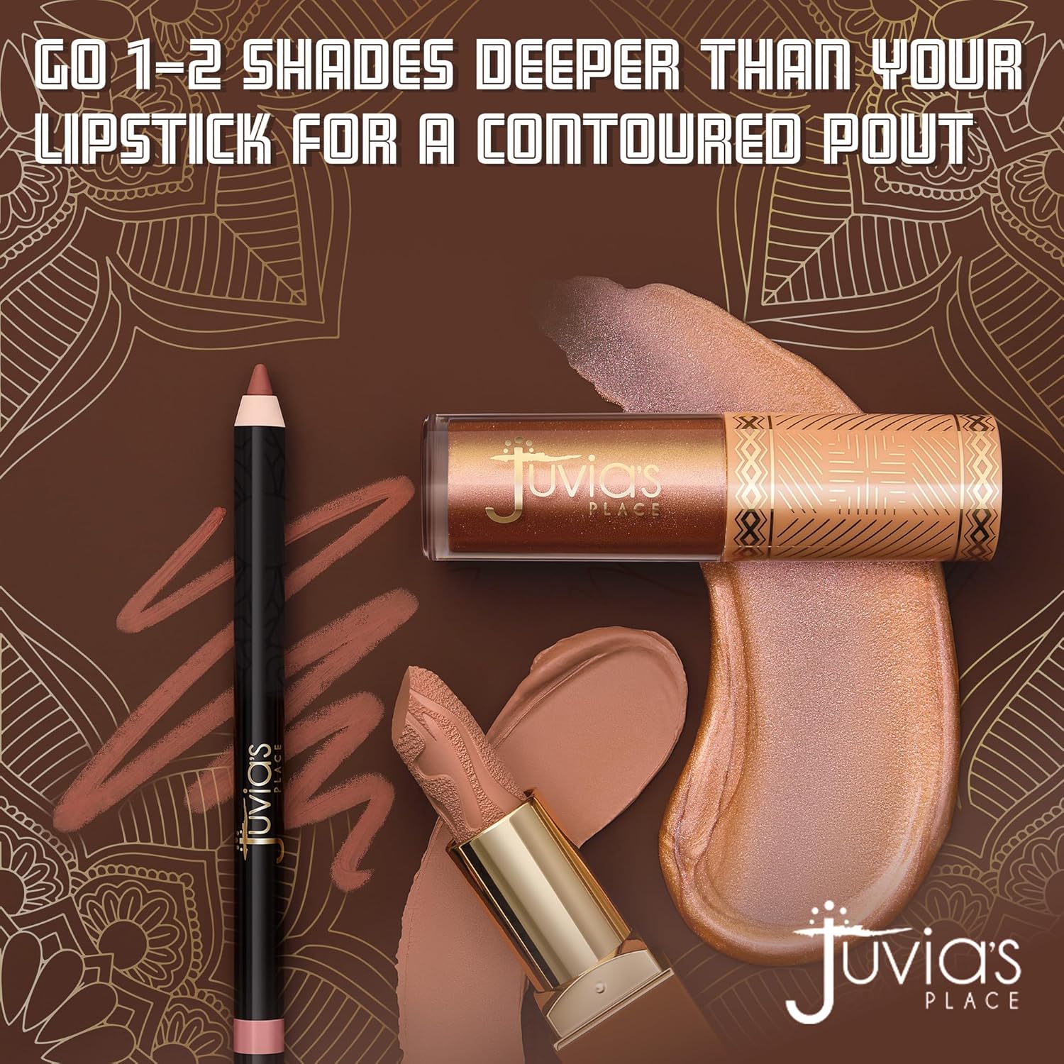 Juvia'S Place Long Wear Lip Pencil – Signature – Waterproof & Kiss-Proof, Long Lasting Lip Liner, Smooth Makeup Application - Soft Matte Finish Base For Lipstick - 13 Hours Of Wear For Everyday Use : Beauty & Personal Care