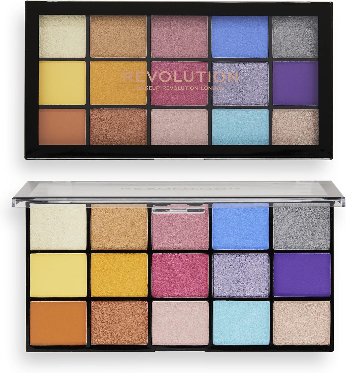 Revolution Beauty London, Reloaded, Eyeshadow Palette, Spirited Love, 15 Shades, 16.5g : Amazon.co.uk: Beauty