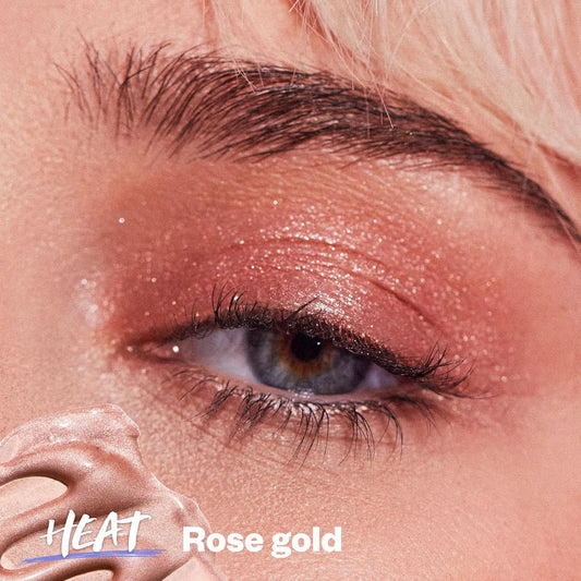 Kosas 10-Second Eye Gel Watercolor Eyeshadow: Moisturizing And Brightening Shimmer Eyeshadows - Heat