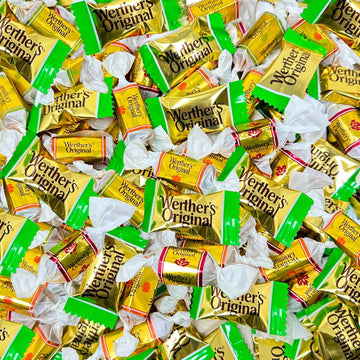 Assortit X Werther'S Collab Original Harvest Pumpkin Spice Soft & Creamy Caramel Candy 1-Lb Bulk Limited Edition Individually Wrapped Fall Treats Perfect For Holidays & Everyday Snacking