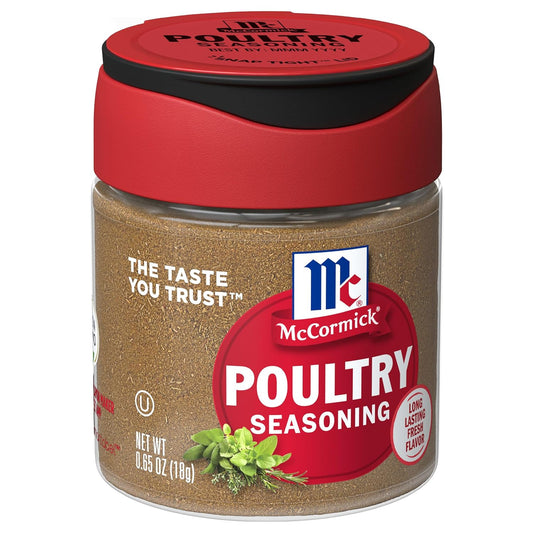 Mccormick Poultry Seasoning, 0.65 Oz (Pack Of 6)