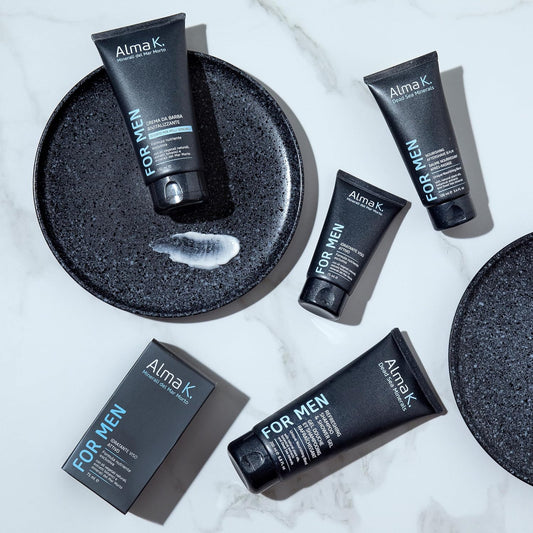 Alma K Revitalizing Shaving Cream - Nourishing And Calming Mens Shaving Cream With Dead Sea Minerals, Argan Oil - Gentle Shave Cream For Men - 5.1 Oz