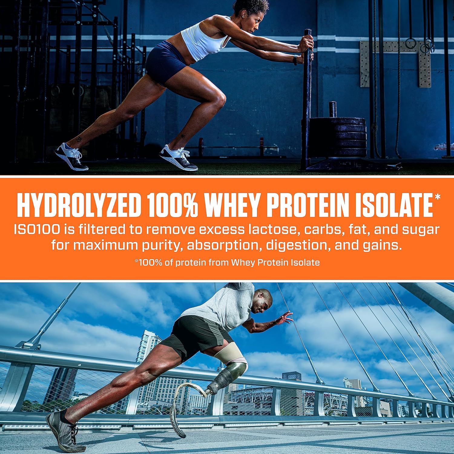 Dymatize ISO100 Hydrolyzed Protein Powder in Dunkin' Mocha Latte Flavo