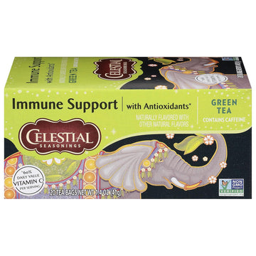 Celestial Seasonings Green Antioxidant Tea, Contains Caffeine, 20 Tea Bags (Pack Of 6)