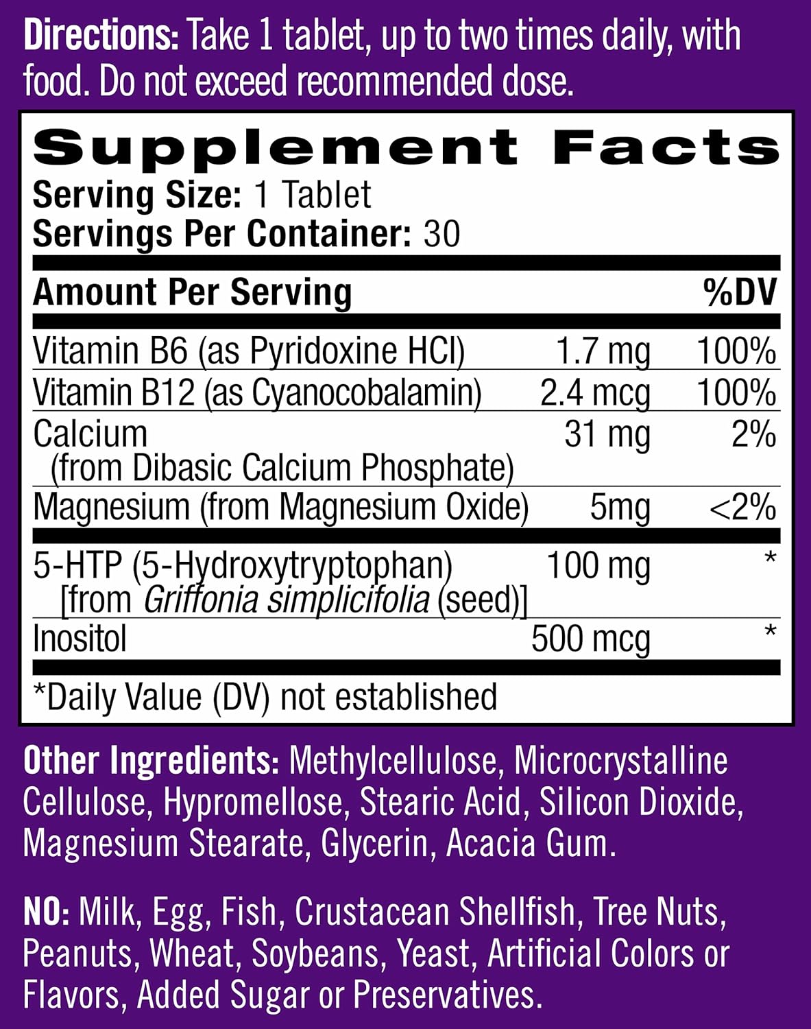 Natrol Daily Stress Relief Mood Support Time Release Tablets, Promotes a Calm and Relaxed Mood, Controlled Release, Dietary Supplement, Drug Free, 100mg, 30 Tablets (Pack of 12)