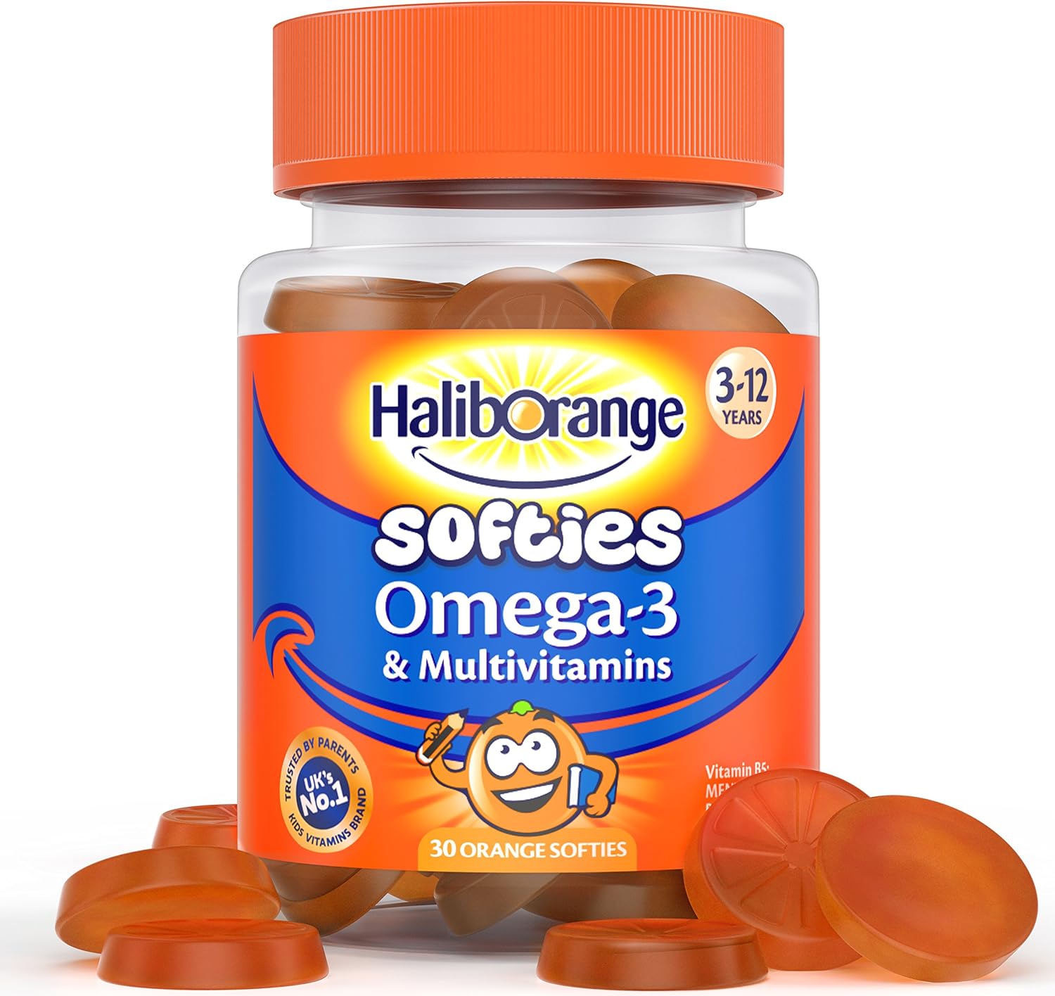 Haliborange Omega-3 and Multivitamins 30 Orange Flavour Softies : Amazon.co.uk: Health & Personal Care