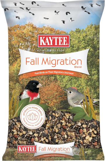 Kaytee Wild Bird Food, Fall Migration Seed Blend, 8 Lb