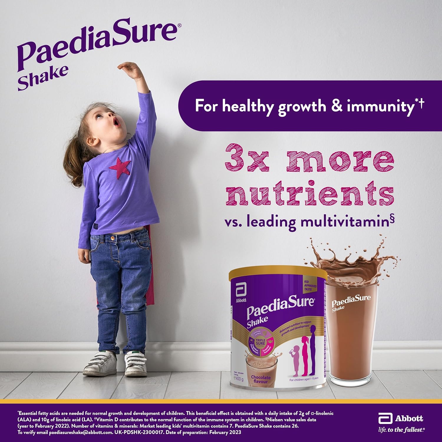 PaediaSure Shake – Vanilla Flavour – 850g – Balanced Nutritional Supplement Drink – Multivitamin for Kids – With Protein, Carbohydrates & Minerals – Supports Growth & Development – Vegetarian : Amazon.co.uk: Health & Personal Care