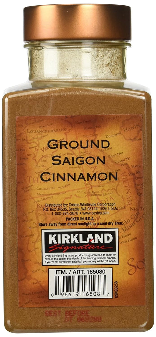 Kirkland Saigon Cinnamon 10.7 Oz Bottles( Pack of 2) - 21.4 Oz Total : Cinnamon Spices And Herbs : Grocery & Gourmet Food