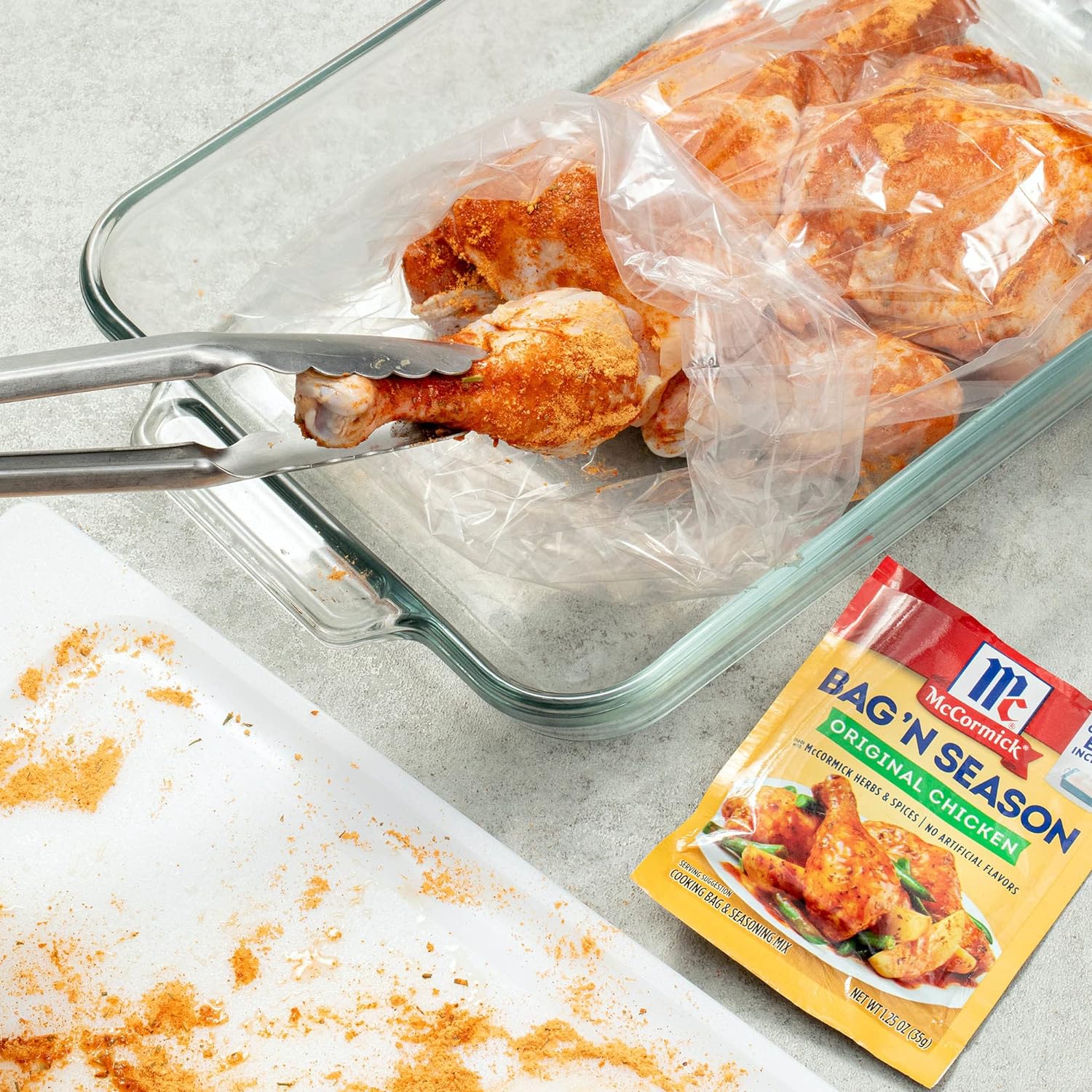 Mccormick Bag 'N Season Original Chicken Cooking Bag & Seasoning Mix, 1.25 Oz