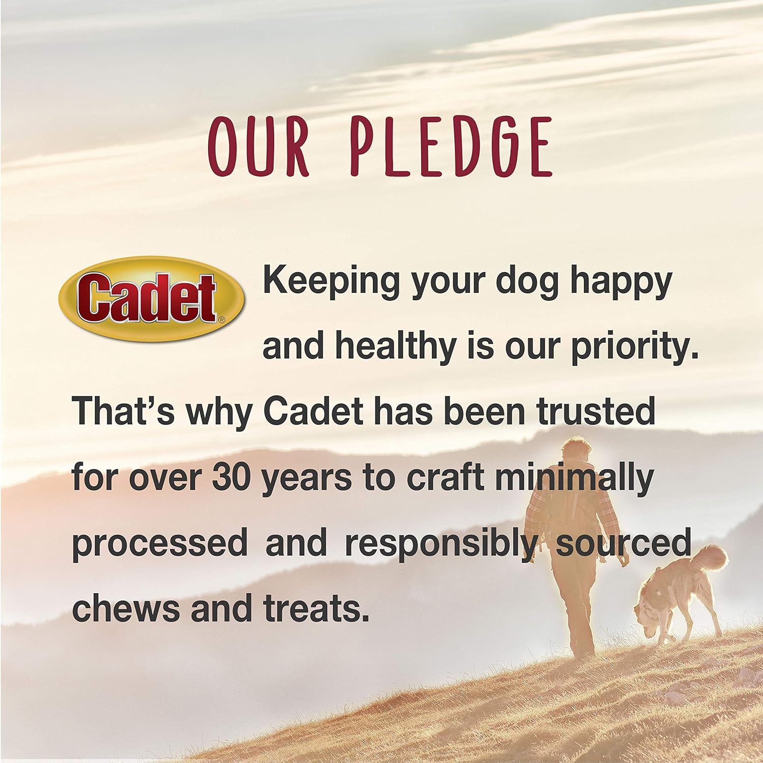 Cadet Junior Stuffed Shin Bones - Highly Digestible, High Protein, Long-Lasting Dog Chew Bone for Aggressive Chewers, Supports Dental Health, - Peanut Butter Flavor, Petite (2 Count) : Pet Supplies
