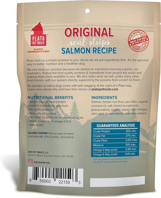 Plato Original Real Strips Salmon 18Oz