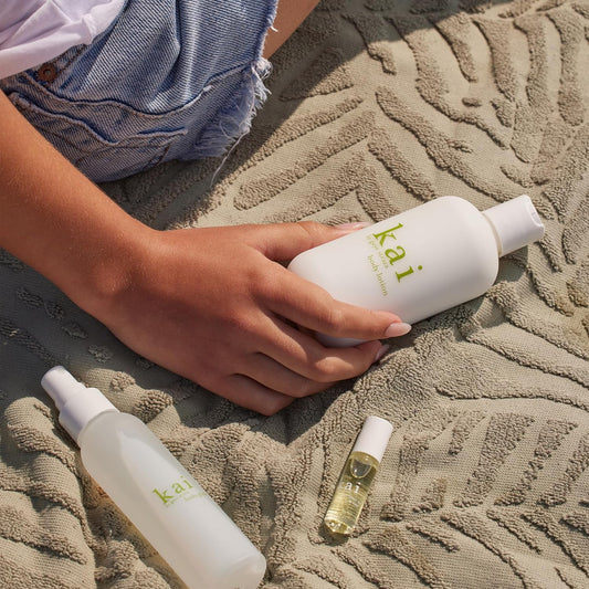 Kai Body Lotion, 8 Fl Oz., Shea Butter, Extracts Of Cucumber, Comfrey And Ivy, Scented With The Deliciously, Fresh + Clean Signature Fragrance, Vegan, Cruelty Free, Made In The Usa