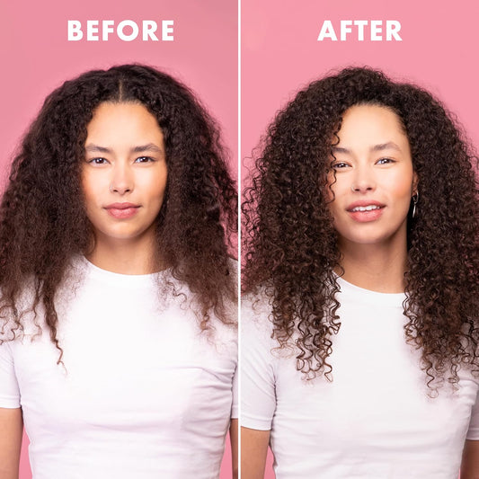 Umberto Giannini Thirsty Curls De-Frizzer Instant Anti-Frizz Transformation Cream 100Ml - Vegan Curl Cream For Dry And Dehydrated Hair
