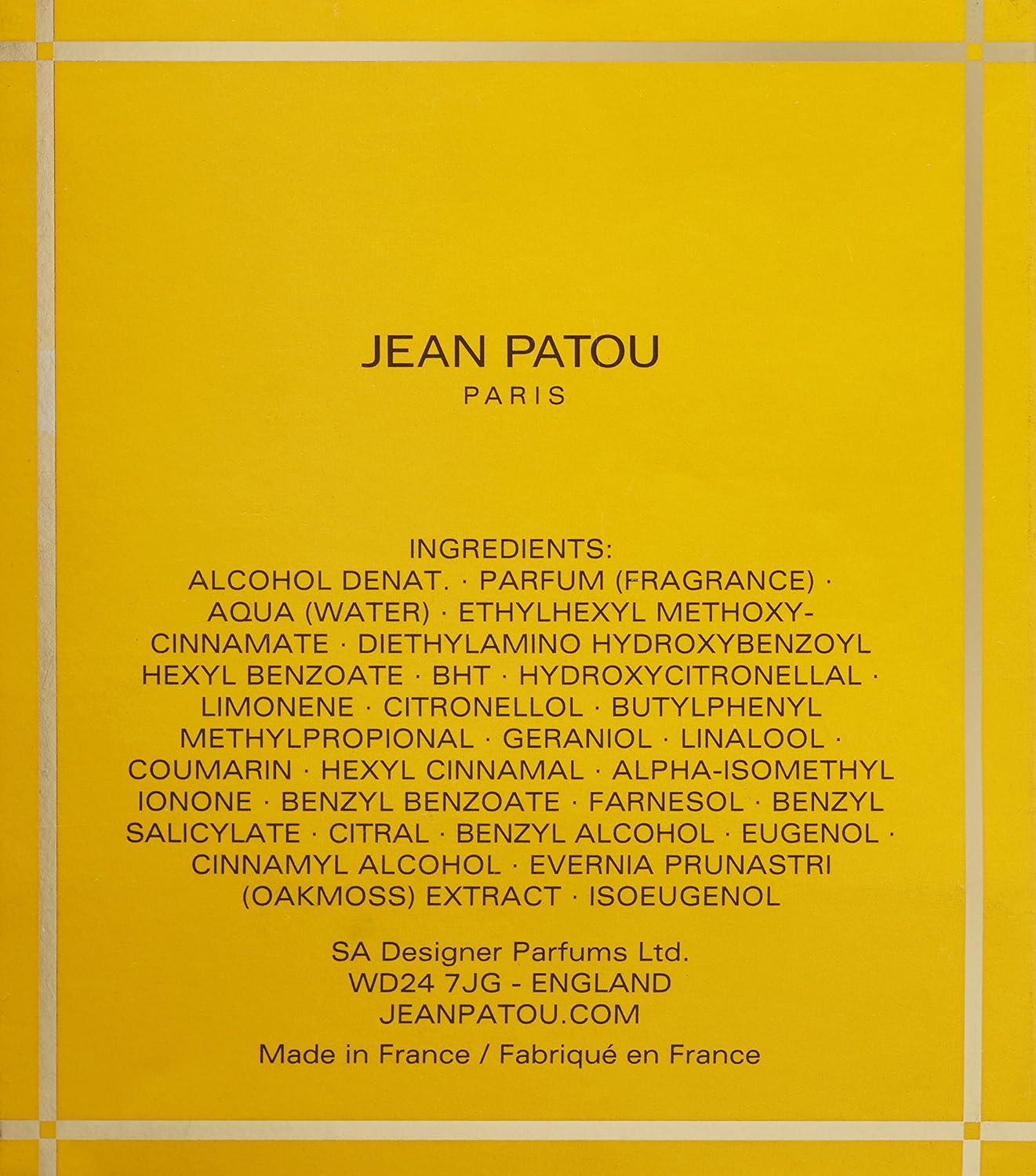 Jean Patou Sublime Eau De Parfum Natural Spray, 1.0 Fl Oz