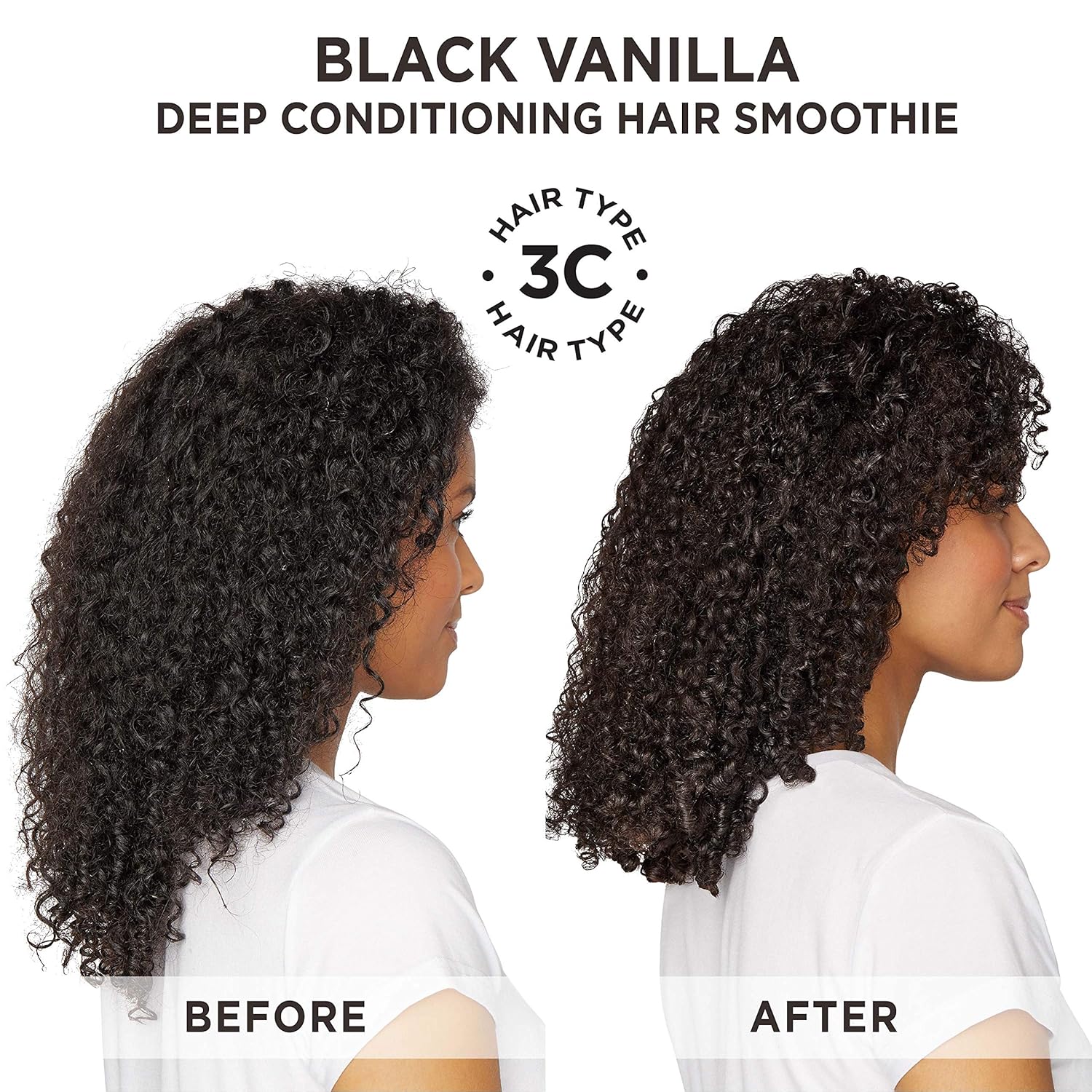 Carol's Daughter Black Vanilla Hair Smoothie for Curly, Wavy or Natural Hair, Shea Butter Hair Mask For Dry and Dull Hair, 8 Oz : Beauty & Personal Care