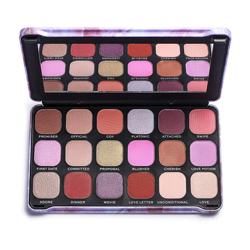 Makeup Revolution Forever Flawless Unconditional Love, Eyeshadow Palette, Create Long-Lasting Eye Makeup Looks, Vegan & Cruelty-Free, 20G