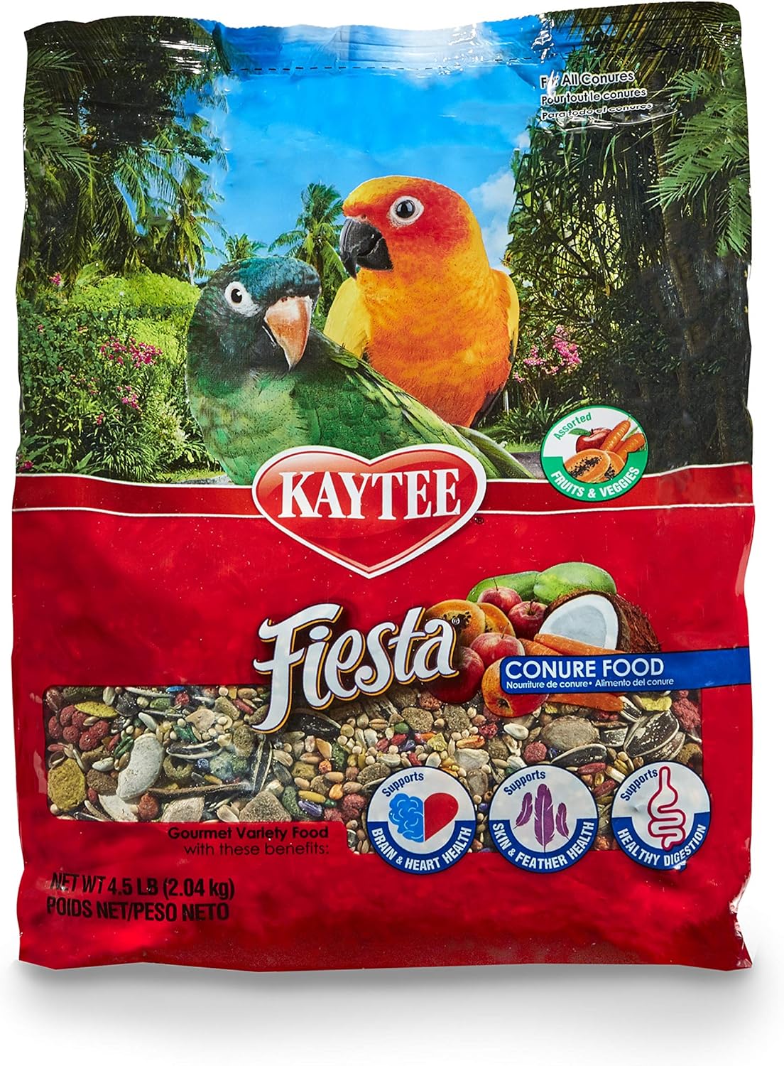 Kaytee Fiesta Pet Conure Food, 4.5 Lb