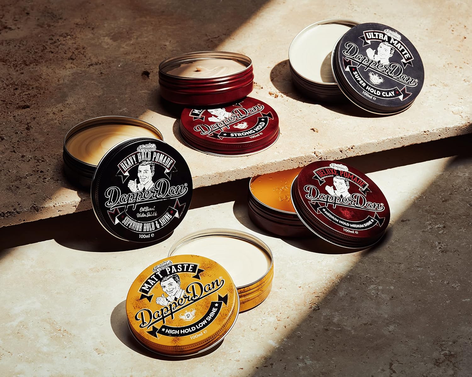 Dapper Dan Deluxe Pomade, Medium Hold Medium Shine Hair Pomade for Men, Flexible Water Based Pomade, for a Professional Look, 2 x 100ml : Amazon.co.uk: Beauty