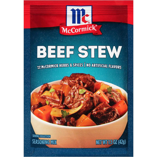 McCormick Beef Stew Seasoning Mix, 1.5 oz (Pack of 12)