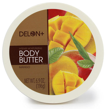 Delon Intense Moisturizing Body Butter, Mango With Mango Butter, 6.9 Oz