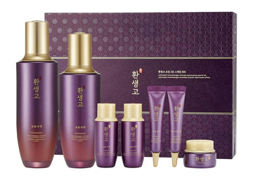 THE FACE SHOP Yehwadam Hwansaenggo Ultimate Rejuvenating Special Set | Ultimate Anti-Aging for Skin Balance, Vitality & Natural Radiance Restoration | Special Set : Beauty & Personal Care