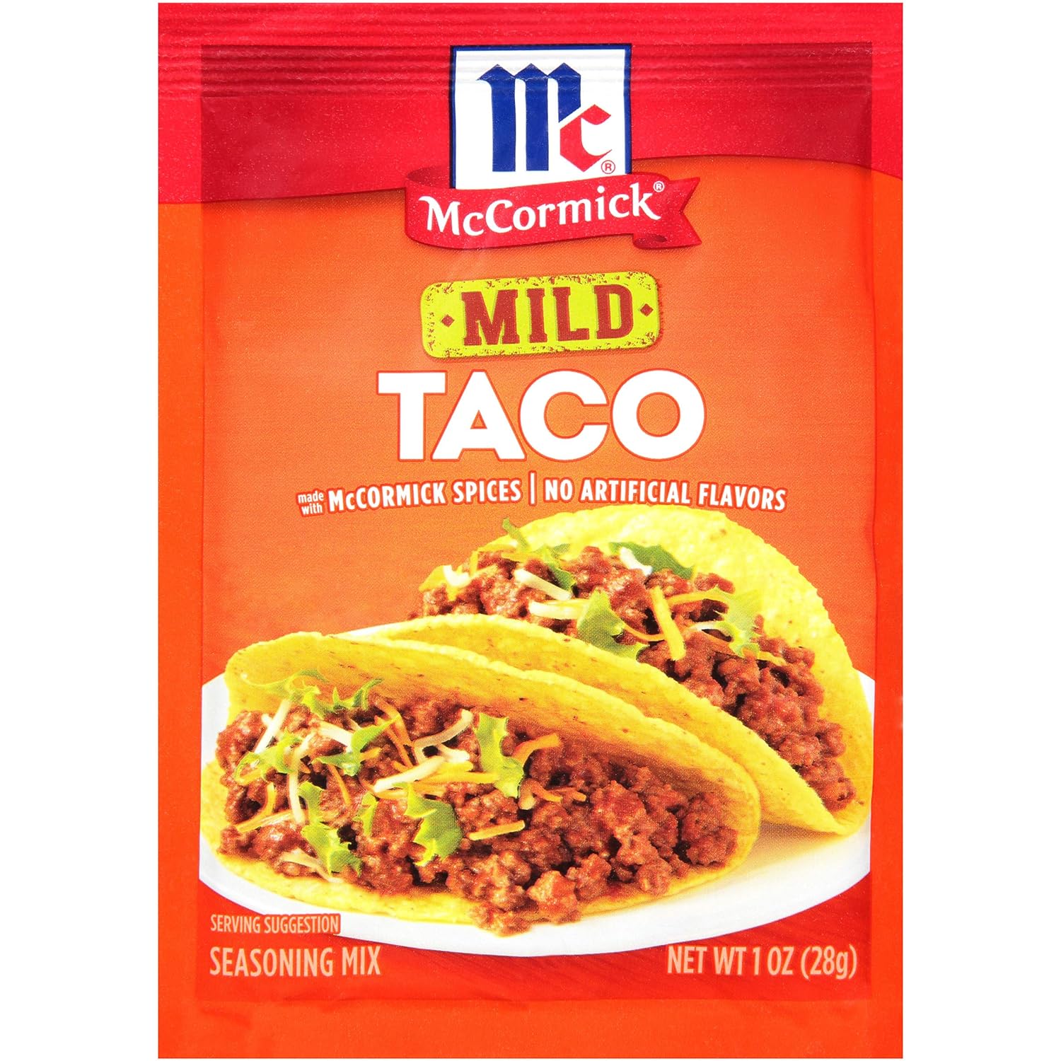 McCormick Classic Taco Seasoning Mix Packet, Mild, 1 oz(Pack of 24)