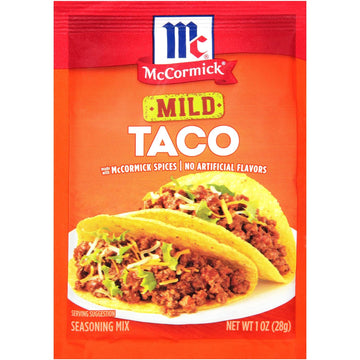 McCormick, Mild Taco Seasoning Mix Packet, 1 Oz