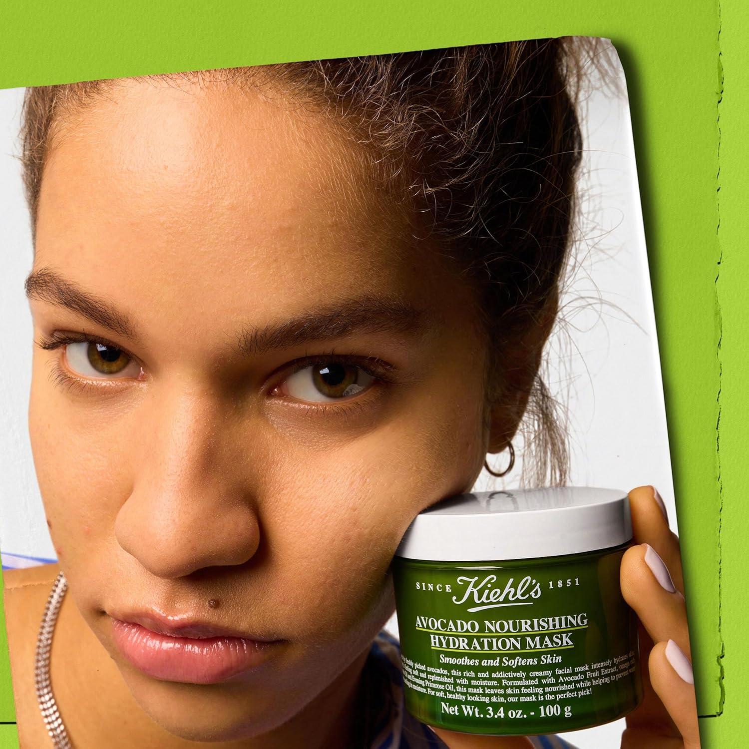 Kiehl's Avocado Nourishing Hydration Mask, Rich & Creamy Face Mask, Fragrance-free, 100g : Amazon.co.uk: Beauty