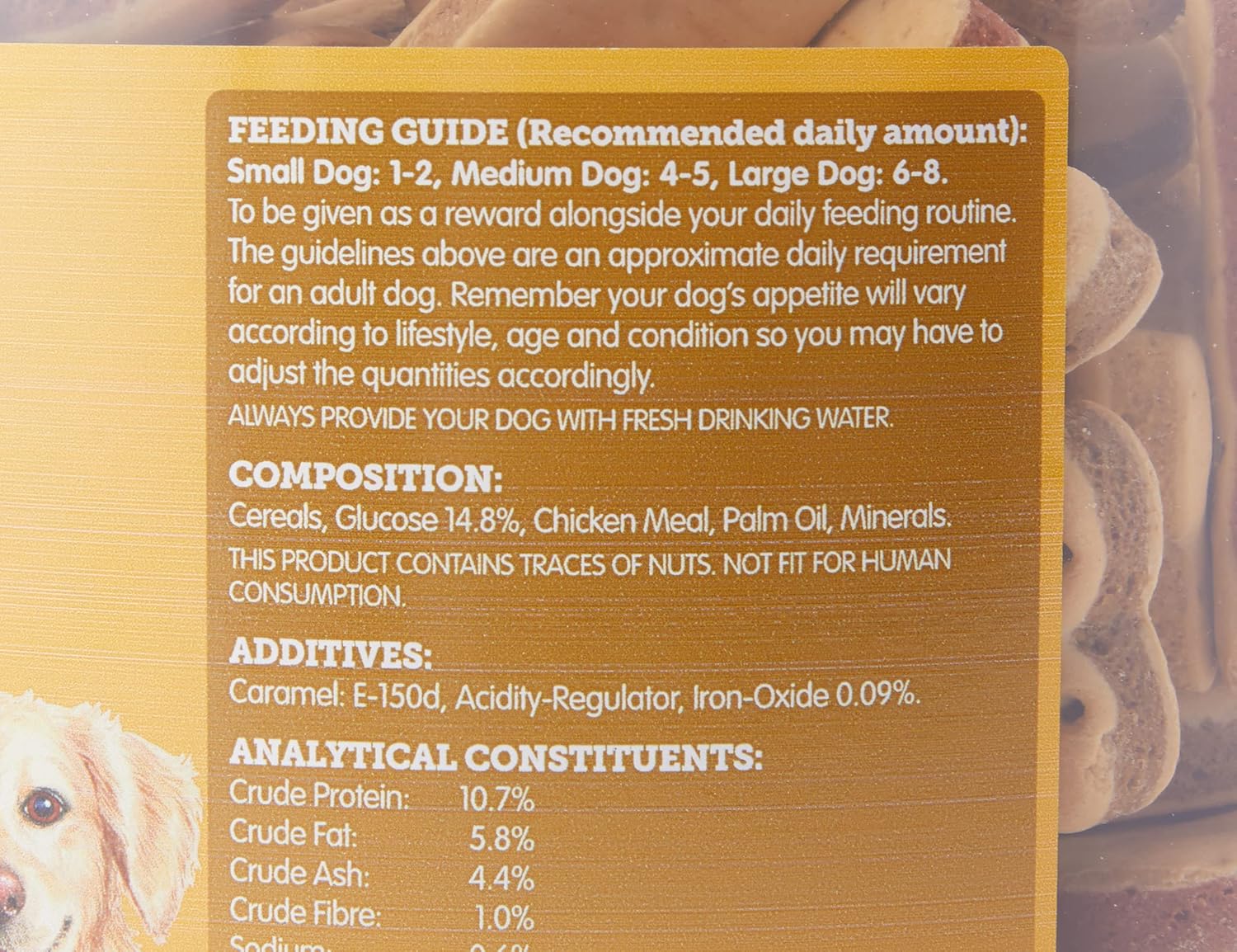 Extra Select Happy Mix Dog Treat Biscuits in a 3ltr Bucket (approx 100 biscuits) :Pet Supplies