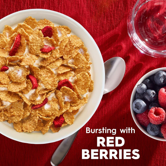 Kellogg'S Special K Breakfast Cereal, Fiber Cereal, Family Breakfast, Family Size, Red Berries, 15.6Oz Box (1 Box)