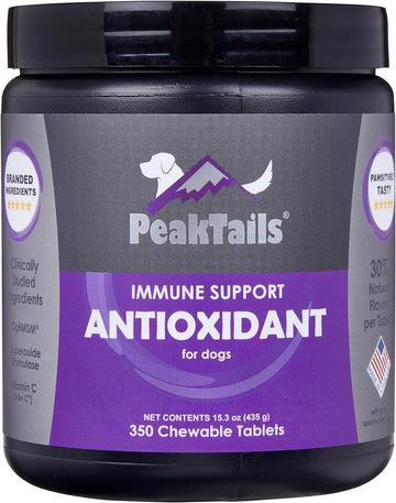 Daily Defense Antioxidant Supplement For Dogs – 1,000 Tablets With Superoxide Dismutase, Msm, Selenium, Vitamin C & E – Supports Immune Function & Cellular Protection