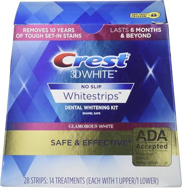 Crest 3D Whitestrips Luxe Glamorous White 28 Count