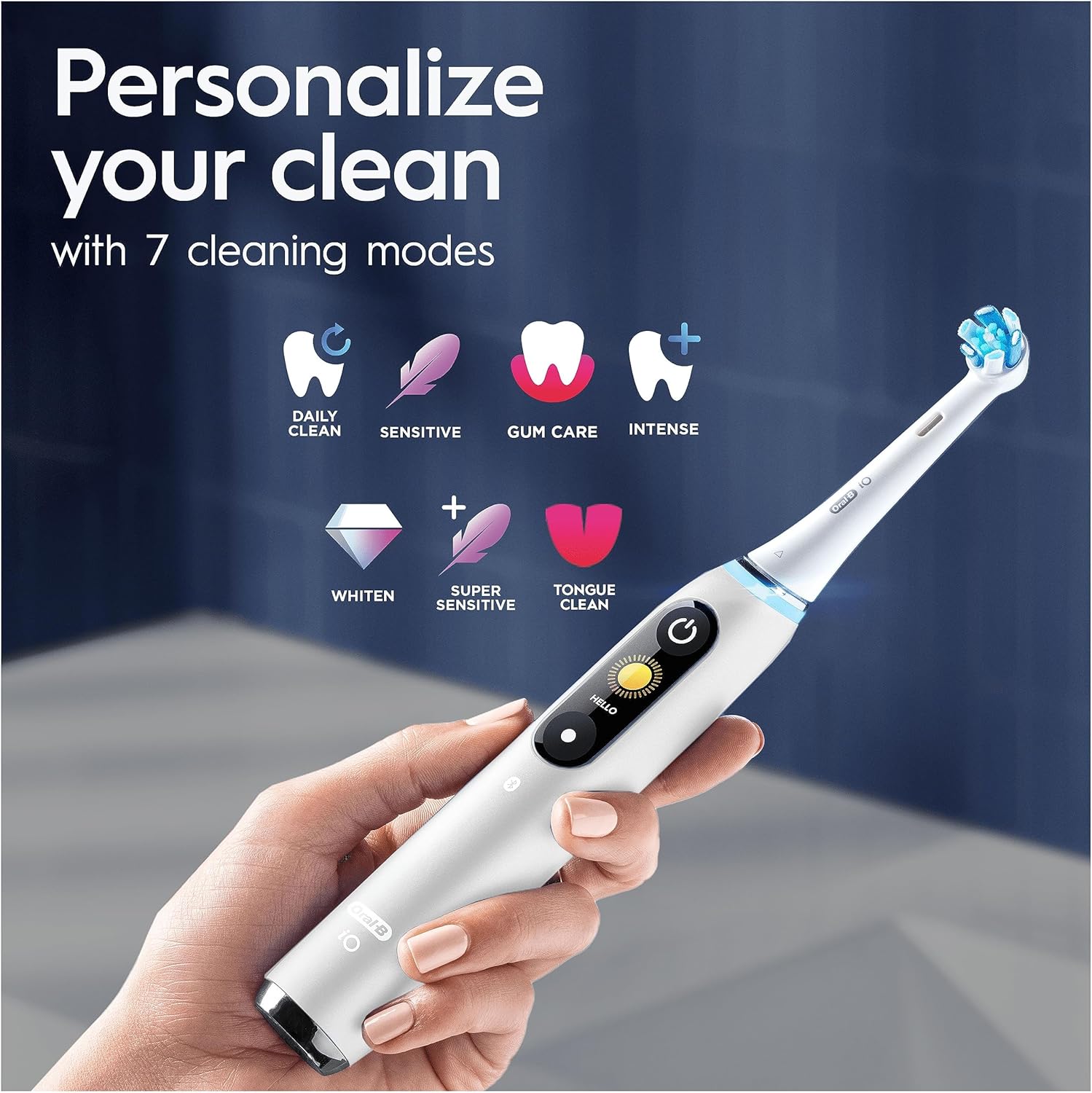 Oral-B iO9 Electric Toothbrushes For Adults, App Connected Handle, 1 Toothbrush Head, Charging Travel Case, 7 Modes, Teeth Whitening, 2 Pin UK Plug, Special Edition : Amazon.co.uk: Health & Personal Care