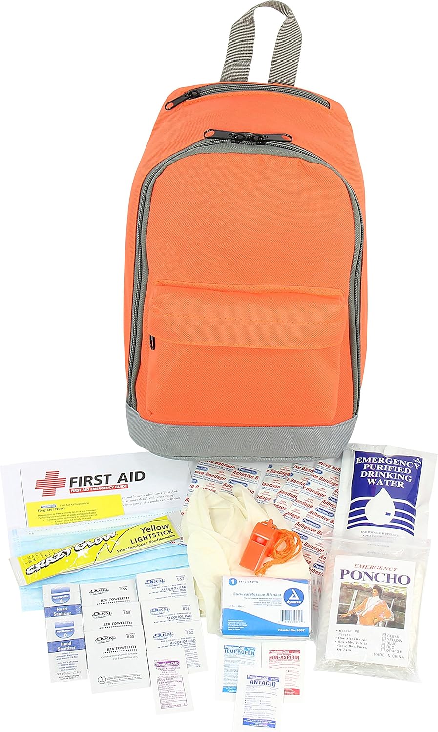 First Aid Only 90123 Emergency Preparedness 1-Day Backpack