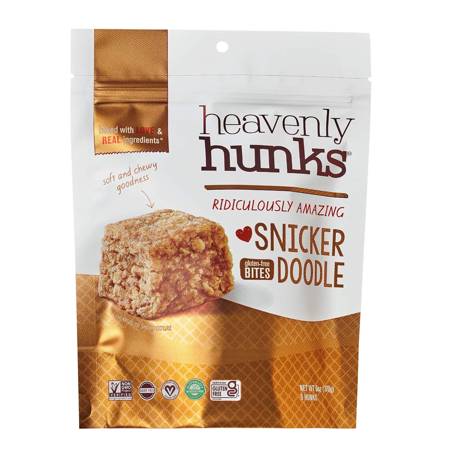 Heavenly Hunks Snickerdoodle - 6Oz Bag