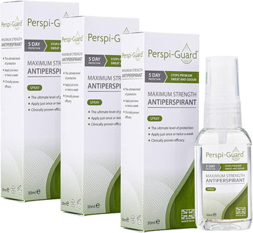 Perspi-Guard Maximum Strength Antiperspirant Spray 50 Ml, 1-Pack, Strong Deodorant For Excessive Sweating & Hyperhidrosis, Anti Sweat Spray, Unscented