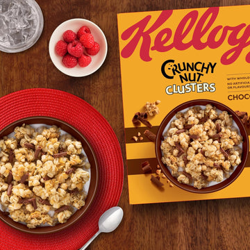 Kellogg'S Crunchy Nut Chocolate Clusters, 400G