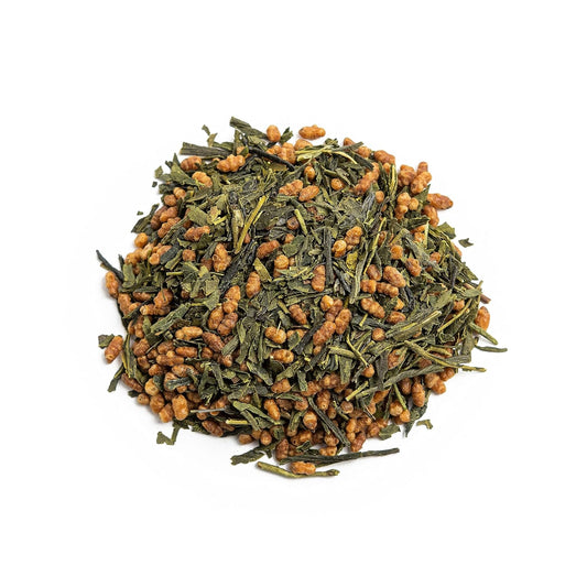 Yupik Organic Japanese Genmaicha Tea, 8.8 oz, Green Tea Loose Leaf, Japanese Tea, Roasted Brown Rice Tea
