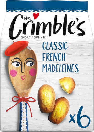 Mrs Crimble'S Authentically French Classic Madeleines, 180 G (Pack Of 6)