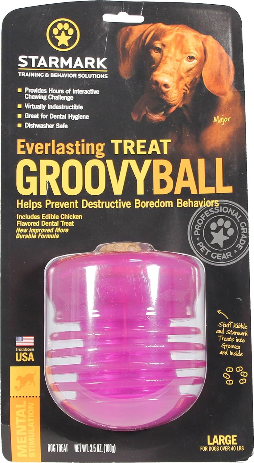 Pet Supplies : Pet Toy Balls : Tcrown Everlast Groovy Ball Lg : Amazon.com