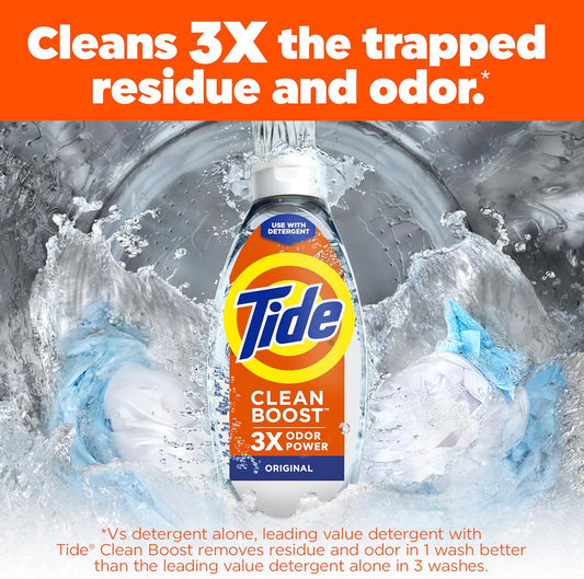 Tide Deep Cleansing Fabric Rinse With 3X Odor Power, Original Scent, 48 Oz