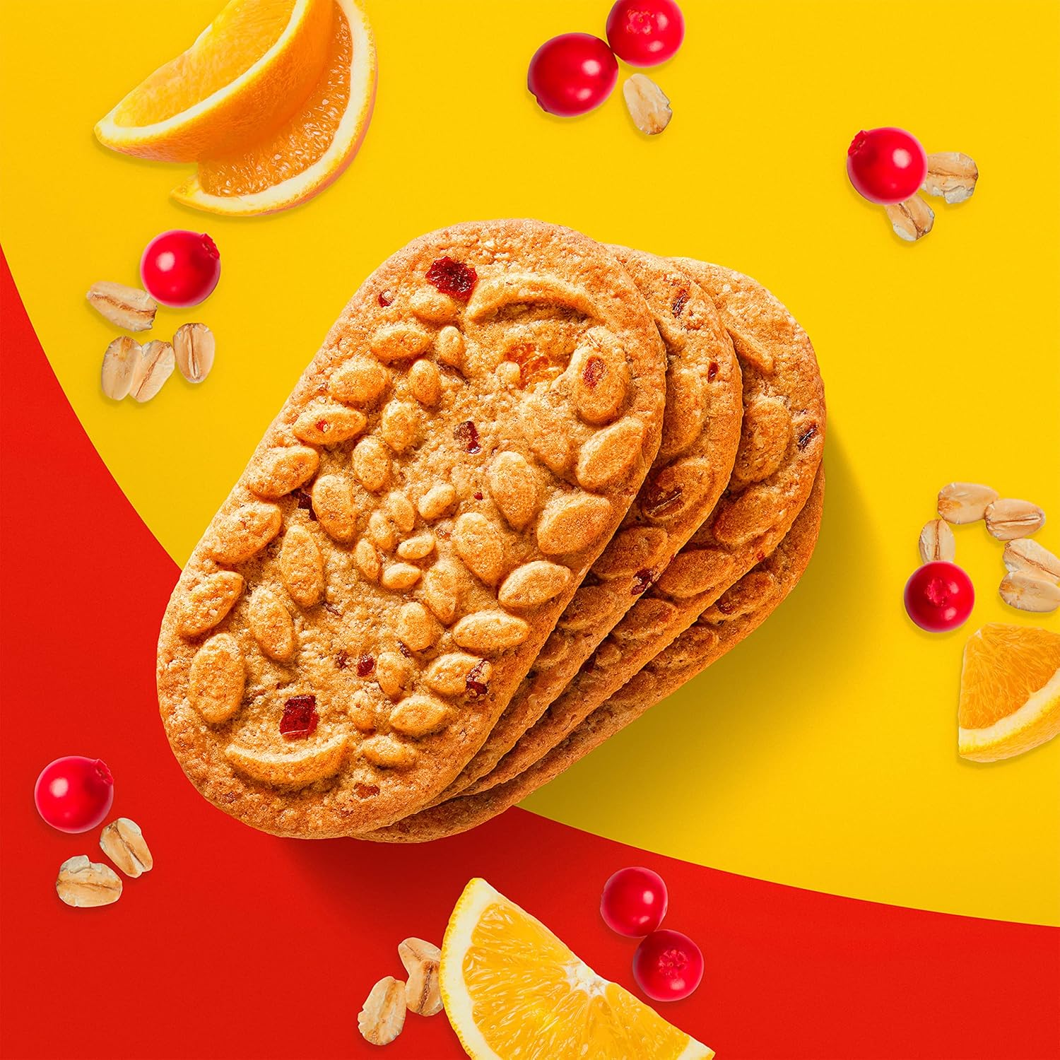 Belvita Cranberry Orange Breakfast Biscuits, 8 Packs (4 Biscuits Per Pack)