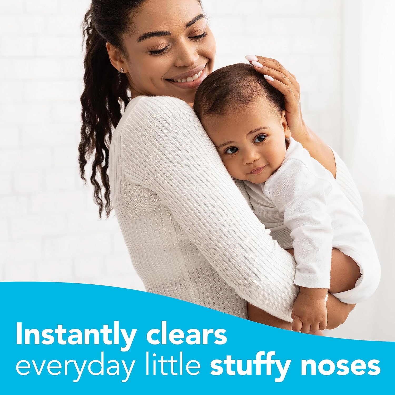 VICKS Sinex Baby Saline Nasal Spray, Drug Free Gentle Nasal Mist, Instantly Clears Everyday Stuffy Little Noses, Soothes & Hydrates, Safe For Daily Use, Gentle For All Ages, 5 OZ x 2 : Health & Household