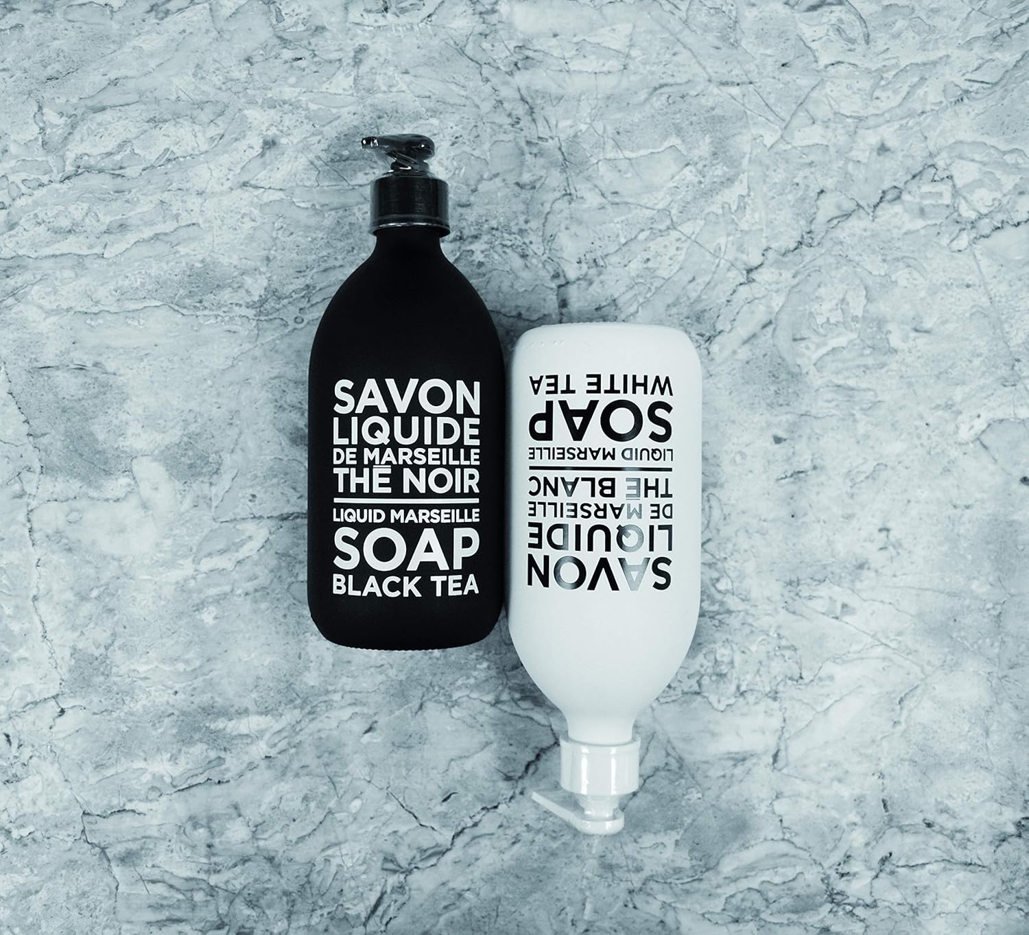 Compagnie De Provence Savon De Marseille Liquid Soap - White Tea - 10 Fl Oz Glass Pump Bottle