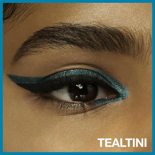 Maybelline Tattoo Studio Sharpenable Eyeliner Pencil, 36 Hour Wear, Waterproof, Tealtini, 1 Count